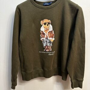 Polo Ralph Lauren Women's Green Sweatshirt